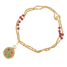 Load image into Gallery viewer, CHANEL Gripoa Double Necklace Gold Gold Plated