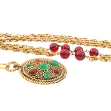 Load image into Gallery viewer, CHANEL Gripoa Double Necklace Gold Gold Plated