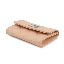 将图像加载到图库查看器中,CHANEL Matelasse CC Logo Card Case BeigeAP4333 Caviar Leather