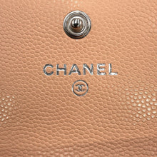 Load image into Gallery viewer, CHANEL Matelasse CC Logo Card Case BeigeAP4333 Caviar Leather