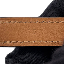 将图像加载到图库查看器中,HERMES Pop H Belt Size 75 Black/Gold Epsom