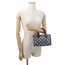将图像加载到图库查看器中,LOUIS VUITTON Speedy Bandouliere NavyM23069 Monogram laminated jacquard Size 20
