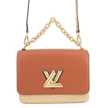 Load image into Gallery viewer, LOUIS VUITTON Twist CaramelM57648 Leather Raffia Size MM