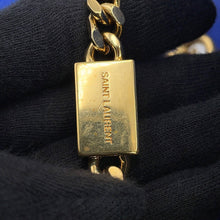 将图像加载到图库查看器中,SAINT LAURENT PARIS Kate Shoulder Bag Blue354121 Leather