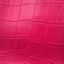 Load image into Gallery viewer, SAINT LAURENT PARIS Kate Tassel ChainShoulder Bag Pink354119 Croco embossed leather