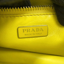 将图像加载到图库查看器中,PRADA Moon 2WAYHandbag Yellow1BA381 Leather