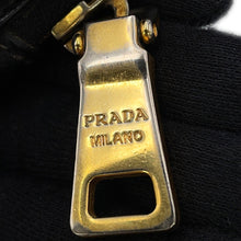 将图像加载到图库查看器中,PRADA Logo 2WAY Tote Bag BlackBR4255 Nylon Leather