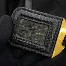 Load image into Gallery viewer, PRADA Logo 2WAY Tote Bag BlackBR4255 Nylon Leather