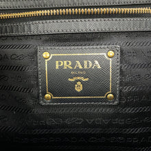 Load image into Gallery viewer, PRADA Logo 2WAY Tote Bag BlackBR4255 Nylon Leather