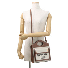 将图像加载到图库查看器中,BURBERRY Pocket bag Natural/Malt Brown80393611 Canvas Leather Size Mini