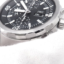 将图像加载到图库查看器中,IWC Aquatimer Chronograph W44mm Stainless Steel Black DialIW376804
