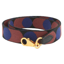 Load image into Gallery viewer, HERMES Shoulder Strap Sangle Flipper Ball Blue/Brown Canvas Swift Leather