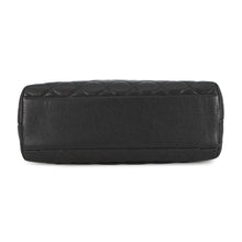 将图像加载到图库查看器中,CHANEL Matelasse Top Handle Handbag BlackA12397 Caviar Leather