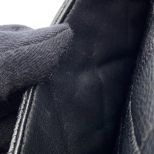 Load image into Gallery viewer, CHANEL Matelasse Top Handle Handbag BlackA12397 Caviar Leather