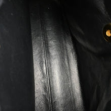 将图像加载到图库查看器中,CHANEL Matelasse Top Handle Handbag BlackA12397 Caviar Leather