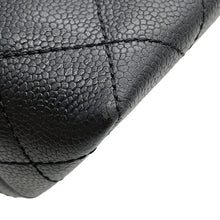 将图像加载到图库查看器中,CHANEL Matelasse Top Handle Handbag BlackA12397 Caviar Leather