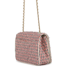 将图像加载到图库查看器中,CHANEL CC Logo Flap Chainshoulder Bag White/Multicolor Tweed Leather
