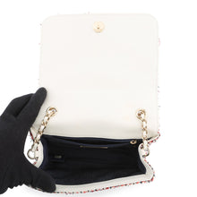 将图像加载到图库查看器中,CHANEL CC Logo Flap Chainshoulder Bag White/Multicolor Tweed Leather