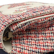 将图像加载到图库查看器中,CHANEL CC Logo Flap Chainshoulder Bag White/Multicolor Tweed Leather