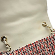 将图像加载到图库查看器中,CHANEL CC Logo Flap Chainshoulder Bag White/Multicolor Tweed Leather