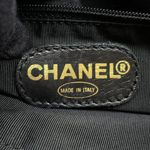 将图像加载到图库查看器中,CHANEL CC Logo Plastic Chain Tote Bag Black/Brown Caviar Leather