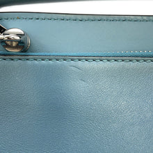 Load image into Gallery viewer, FENDI dot com 2WAY Handbag Blue8BN293 Leather