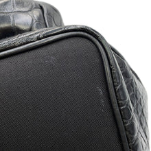 Load image into Gallery viewer, SAINT LAURENT PARIS City Backpack Black534967 Croco embossed leather