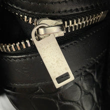 Load image into Gallery viewer, SAINT LAURENT PARIS City Backpack Black534967 Croco embossed leather