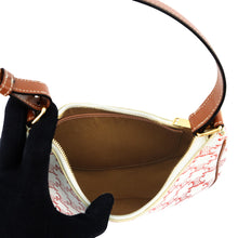 Load image into Gallery viewer, CELINE Ava Triomphe One Shoulder Bag Ivory/Red193952 PVC Leather