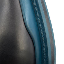 Load image into Gallery viewer, Bottega Veneta Lace-up INTRECCIATO business shoes Black/Blue Leather Size 38