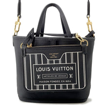 将图像加载到图库查看器中,LOUIS VUITTON Neverfull・Inside Out NoirM12099 Monogram Grain Leather Size BB