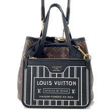 将图像加载到图库查看器中,LOUIS VUITTON Neverfull・Inside Out NoirM12099 Monogram Grain Leather Size BB