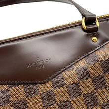 将图像加载到图库查看器中,LOUIS VUITTON Westminster RedN41103 Damier Ebene Canvas Size GM