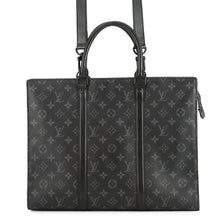 Load image into Gallery viewer, LOUIS VUITTON Sac Plat / Horizontal Zip NoirM45265 Monogram Eclipse