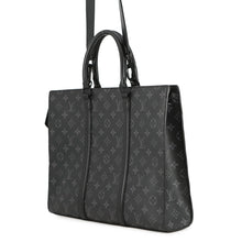 Load image into Gallery viewer, LOUIS VUITTON Sac Plat / Horizontal Zip NoirM45265 Monogram Eclipse