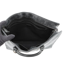 Load image into Gallery viewer, LOUIS VUITTON Sac Plat / Horizontal Zip NoirM45265 Monogram Eclipse