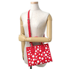 将图像加载到图库查看器中,LOUIS VUITTON LVxYK Onthego Rouge/WhiteM46412 Monogram Empreinte Leather Infinity Dot Size PM