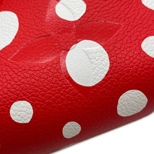 将图像加载到图库查看器中,LOUIS VUITTON LVxYK Onthego Rouge/WhiteM46412 Monogram Empreinte Leather Infinity Dot Size PM