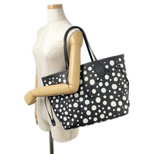 将图像加载到图库查看器中,LOUIS VUITTON LV × YK Neverfull Noir/BlancM46390 Monogram Empreinte Leather Infinity Dot Size MM
