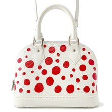 将图像加载到图库查看器中,LOUIS VUITTON LVxYK Alma Blanc/RougeM21712 Epi Leather Infinity Dot Size BB