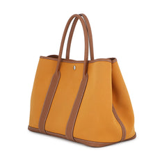Load image into Gallery viewer, HERMES Garden Party Saffron/Gold Toile Officier Negonda Leather Size PM