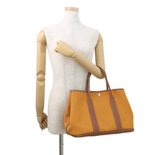 Load image into Gallery viewer, HERMES Garden Party Saffron/Gold Toile Officier Negonda Leather Size PM