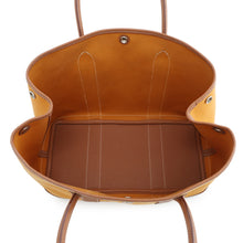 Load image into Gallery viewer, HERMES Garden Party Saffron/Gold Toile Officier Negonda Leather Size PM