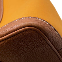 Load image into Gallery viewer, HERMES Garden Party Saffron/Gold Toile Officier Negonda Leather Size PM