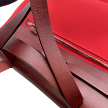 Load image into Gallery viewer, HERMES Herbag zip RougeSellier Toile Officier Box Calf Leather Size PM