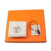 Load image into Gallery viewer, HERMES Herbag zip RougeSellier Toile Officier Box Calf Leather Size PM