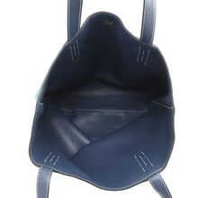 Load image into Gallery viewer, HERMES Double Sense Tote Bag Blue Izmir/Blue Saphir Taurillon Clemence Size 45