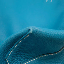 Load image into Gallery viewer, HERMES Double Sense Tote Bag Blue Izmir/Blue Saphir Taurillon Clemence Size 45