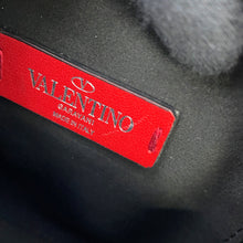 Load image into Gallery viewer, Valentino Garavani Logo Shoulder Bag Black3Y2B0943WJW Leather