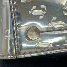Load image into Gallery viewer, JIMMY CHOO Varenne 2-way tote Silver Patent Leather Size Mini